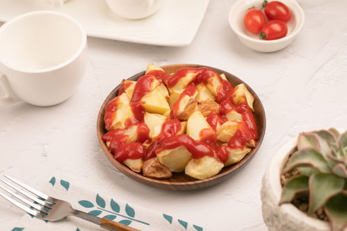 设图油炸土豆特色小吃餐饮美食摄影图 摄影