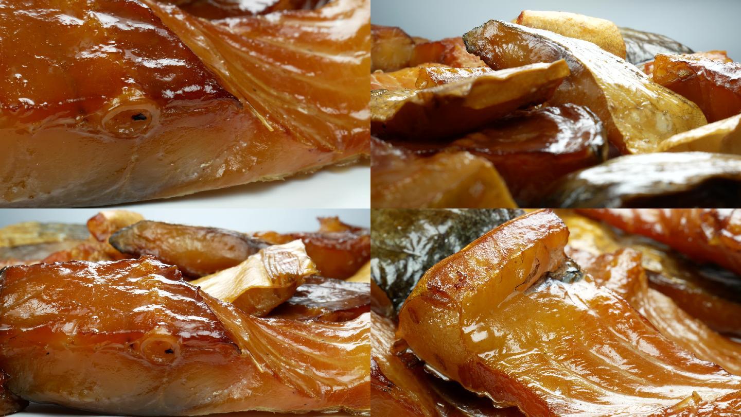 熏鱼干_熏制干鱼块鱼肉_腊鱼