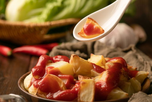 油炸土豆 街头小吃的摄影魅力